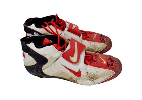 Steve Young Signed Game-Used Cleats 
